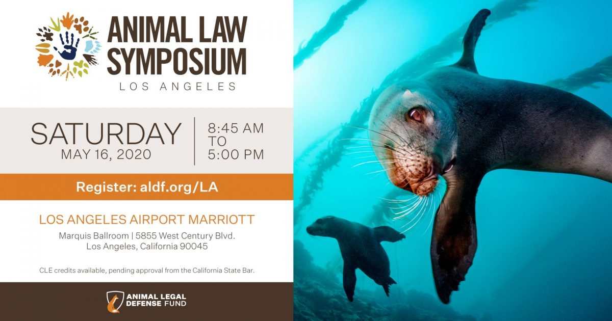 Animal Law Symposium Los Angeles Animal Legal Defense Fund